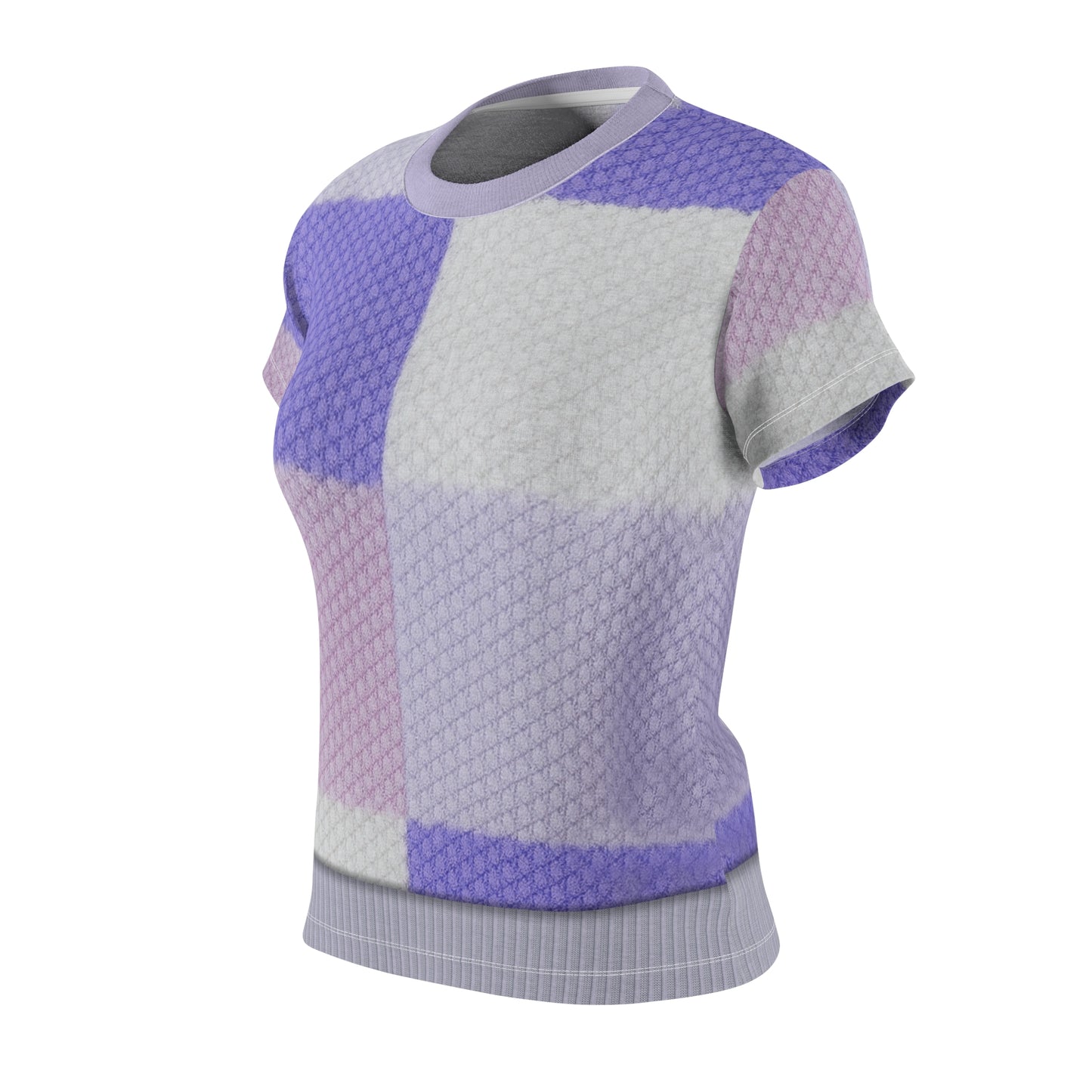 Winter Purple Pastel Color Block Women's Shirt, Wizards Beyond Waverly Place Costume