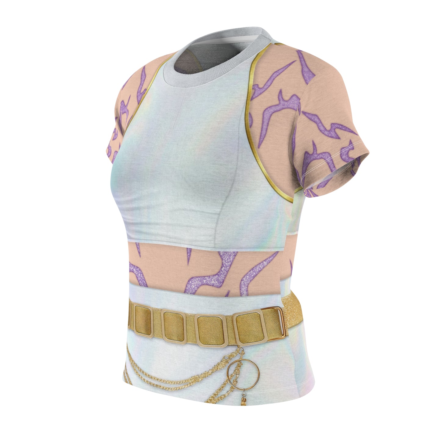 Kpop Golden White Women's Shirt, K-Pop IdoI Girl Group Inspired Cosplay Costume