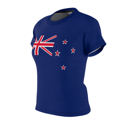 New Zealand Soccer 2026 Fan Women's Shirt, Retro New Zealand Flag Costume