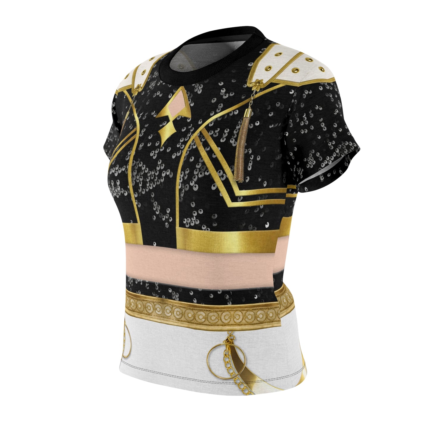 Golden Black K-Pop Women's Shirt, Kpop IdoI Girl Group Inspired Cosplay Costume