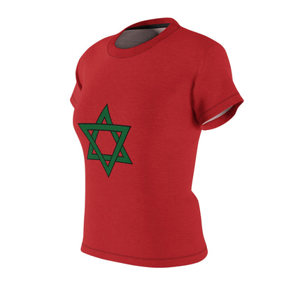 Morocco Soccer 2026 Fan Women's Shirt, Retro Morocco Flag Costume