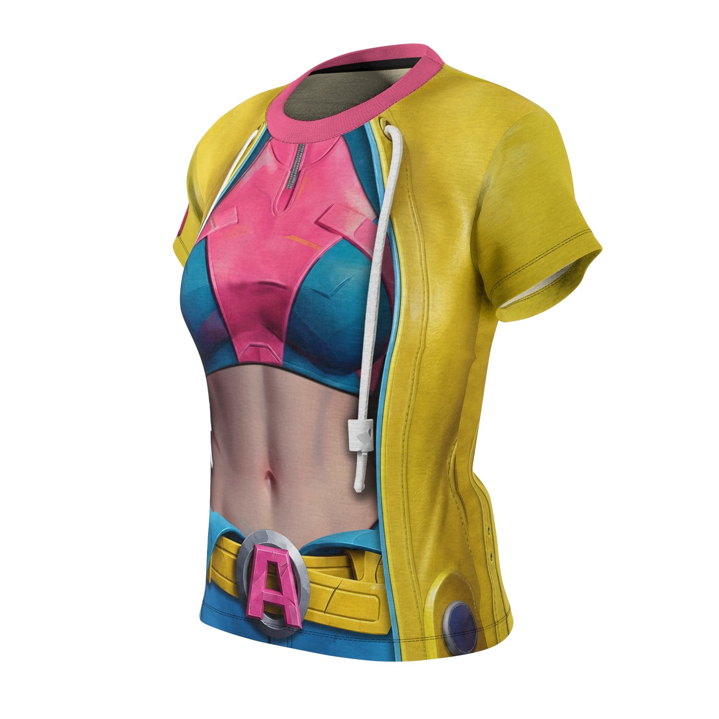 Jubilee Women's Shirt, Marvel Game Character Costume, X-Men Cosplay, Comic-Con Party Outfit, Halloween Apparel, Mutants Human Costume