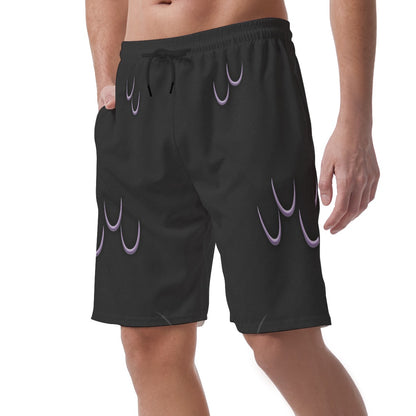 Maleficent Dragon Shorts Pants, Sleeping Beauty Costume, Easy Summer Vacation Trip Pants, Elastic Waistband Shorts, Beach Pants