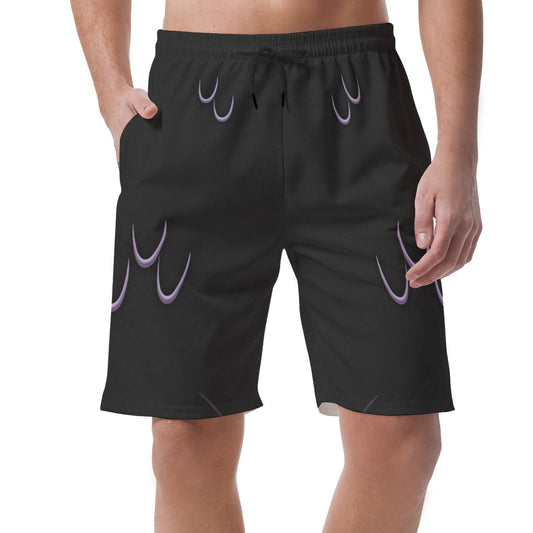 Maleficent Dragon Shorts Pants, Sleeping Beauty Costume, Easy Summer Vacation Trip Pants, Elastic Waistband Shorts, Beach Pants