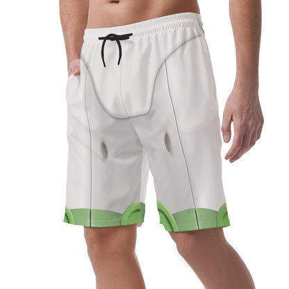 Buzz Lightyear Shorts Pants, Toy Story Costume, Easy Summer Vacation Trip Pants, Elastic Waistband Shorts, Beach Pants