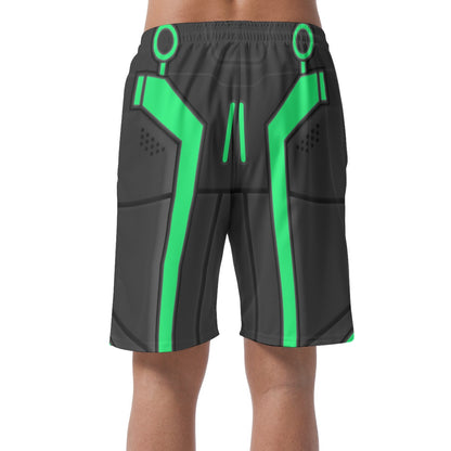 Green Tron Shorts, Tron Legacy Costume, Tron City Cosplay, Green Tron Outfit, Disney Shorts, Tomorrowland Ride, Magic Kingdom Outfit, Disney World Gift