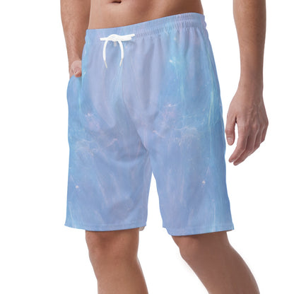 Wade Ripple Shorts Pants, Elemental Costume, Easy Summer Vacation Trip Pants, Elastic Waistband Shorts, Beach Pants