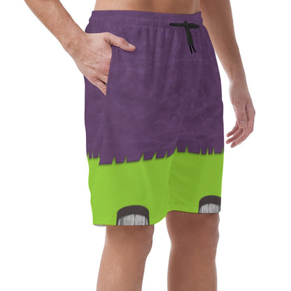 Green Goblin Shorts Pants, Spidey and His Amazing Friends Costume, Easy Summer Vacation Trip Pants, Elastic Waistband Shorts, Beach Pants
