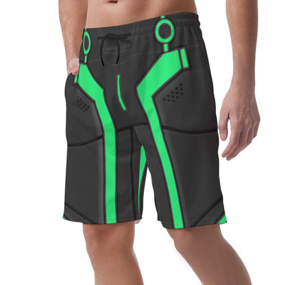 Green Tron Shorts, Tron Legacy Costume, Tron City Cosplay, Green Tron Outfit, Disney Shorts, Tomorrowland Ride, Magic Kingdom Outfit, Disney World Gift