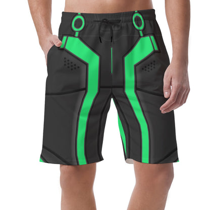 Green Tron Shorts, Tron Legacy Costume, Tron City Cosplay, Green Tron Outfit, Disney Shorts, Tomorrowland Ride, Magic Kingdom Outfit, Disney World Gift