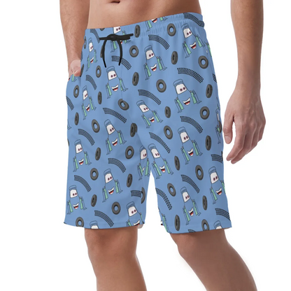 Guido Shorts Pants, Pixar Cars Costume, Easy Shorts, Elastic Waistband Shorts, Disney Shorts, Mens Disney Shorts, Disney World Shorts, Disneyland Shorts