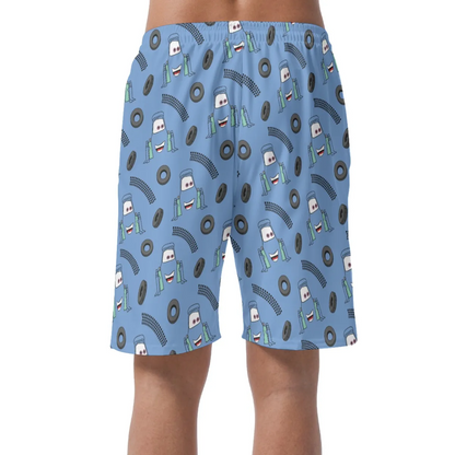 Guido Shorts Pants, Pixar Cars Costume, Easy Shorts, Elastic Waistband Shorts, Disney Shorts, Mens Disney Shorts, Disney World Shorts, Disneyland Shorts