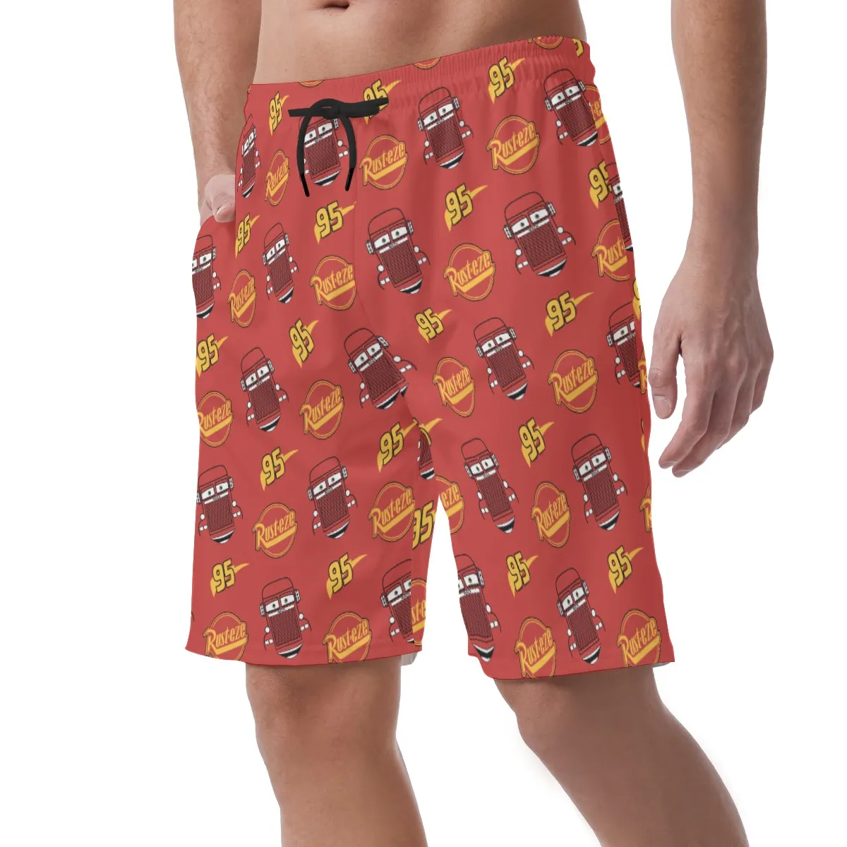 Mack Cars Shorts Pants, Pixar Cars Costume, Easy Shorts, Elastic Waistband Shorts, Disney Shorts, Mens Disney Shorts, Disney World Shorts, Disneyland Shorts