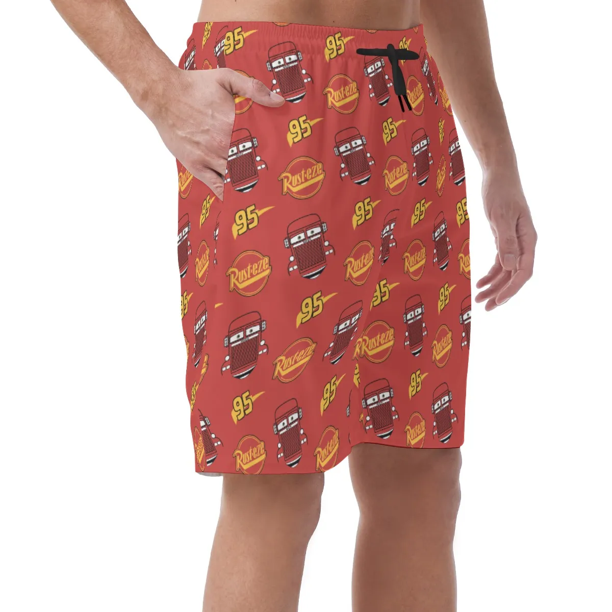 Mack Cars Shorts Pants, Pixar Cars Costume, Easy Shorts, Elastic Waistband Shorts, Disney Shorts, Mens Disney Shorts, Disney World Shorts, Disneyland Shorts