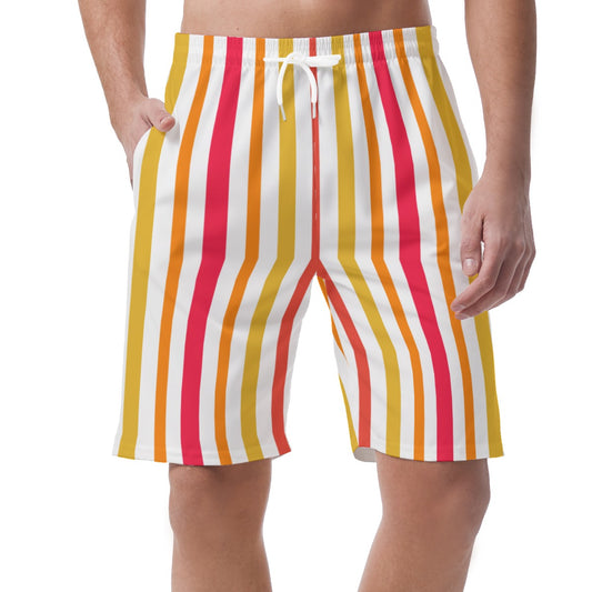 Bert Mary Poppins Summer Pants, Retro Vertical Stripe Pattern, Disney Vintage Musical Cosplay, Easy Shorts, Elastic Waistband, Comfy Costume