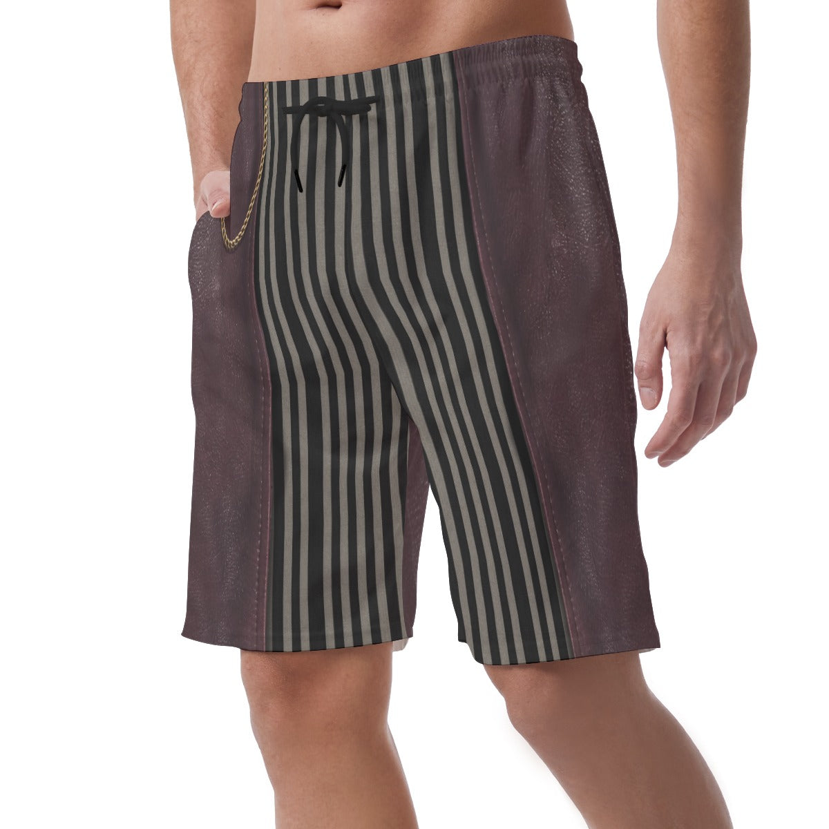 Maddox Hatter Shorts, Descendants 5 Costume, Wicked Wonderland Cosplay, Musical Fantasy Character Outfit, Easy Pants, Elastic Shorts