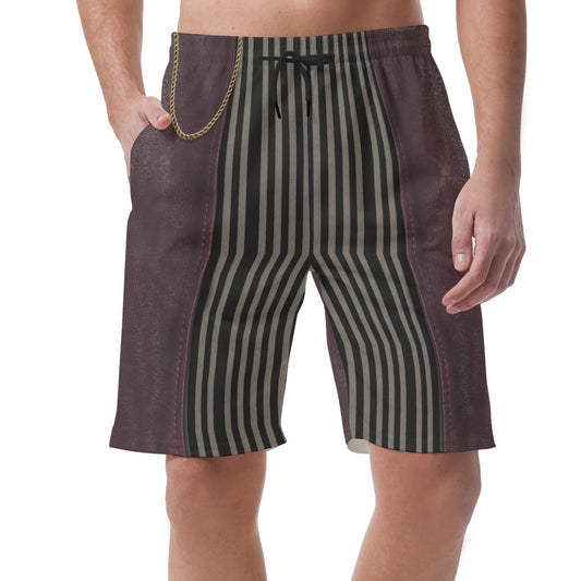 Maddox Hatter Shorts, Descendants 5 Costume, Wicked Wonderland Cosplay, Musical Fantasy Character Outfit, Easy Pants, Elastic Shorts