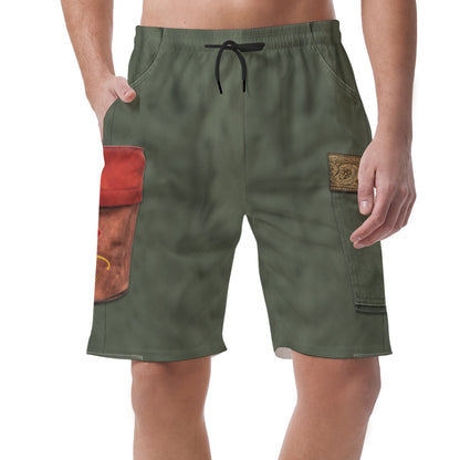 Robbie Hood Shorts Pants, Descendants 5 Wicked Wonderland Costume, Easy Shorts, Elastic Waistband Shorts, Disney Shorts, Mens Disney Shorts, Disney World Shorts, Disneyland Shorts