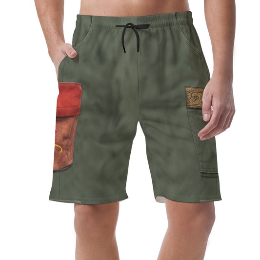 Robbie Hood Shorts Pants, Descendants 5 Wicked Wonderland Costume, Easy Shorts, Elastic Waistband Shorts, Disney Shorts, Mens Disney Shorts, Disney World Shorts, Disneyland Shorts