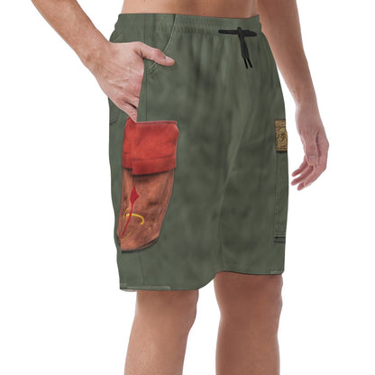 Robbie Hood Shorts Pants, Descendants 5 Wicked Wonderland Costume, Easy Shorts, Elastic Waistband Shorts, Disney Shorts, Mens Disney Shorts, Disney World Shorts, Disneyland Shorts