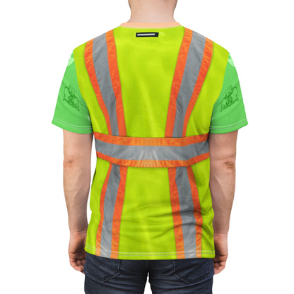 Disney Parking Green Vest Shirt, Disney Cast Member Costume