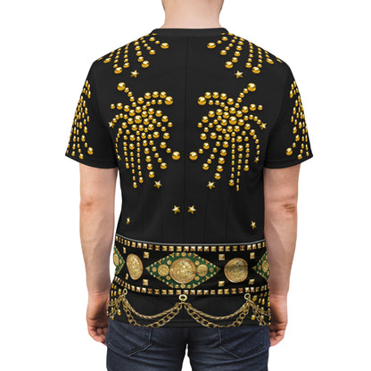 King of Rock Black Matador Shirt, Rock and Roll Legend Singer Inspired Costume