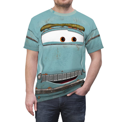 Rusty Rust-Eze Shirt, Cars 3 Costume