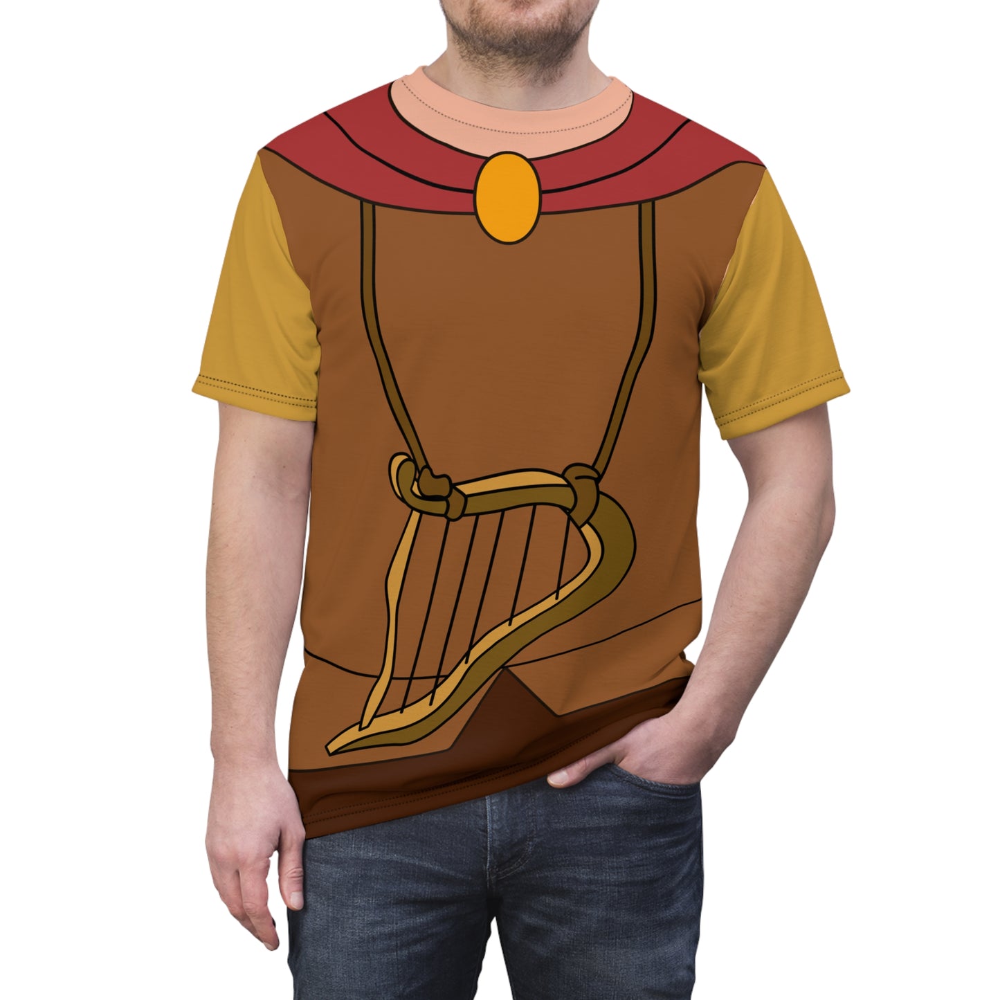 Fflewddur Fflam Shirt, The Black Cauldron Costume