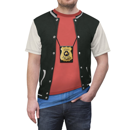 Gene Zebrowski Police Shirt, Zootopia 2 Character Inspired Costume