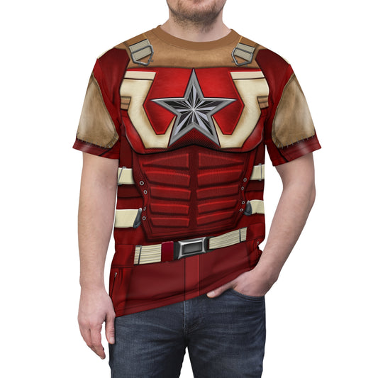 Red Guardian Shirt, Thunderbolts Character Costume