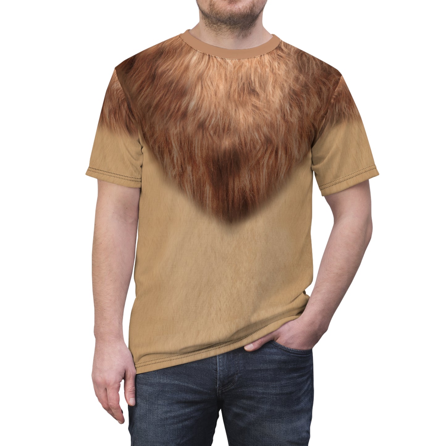 Adult Scar Shirt, Mufasa Inspired Character Costume