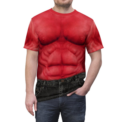 Red Hulk Shirt, Captain America: Brave New World Character Costume