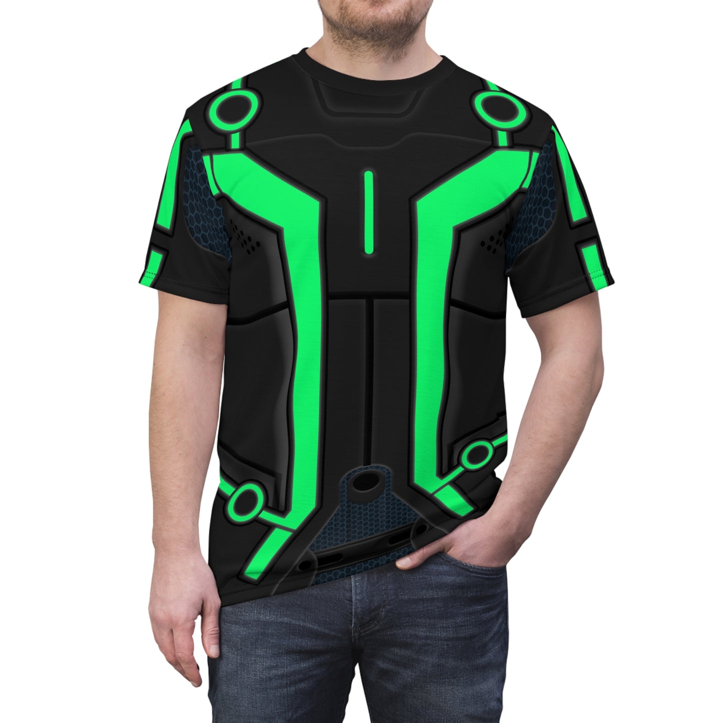 Green Tron Shirt, Tron Legacy Costume