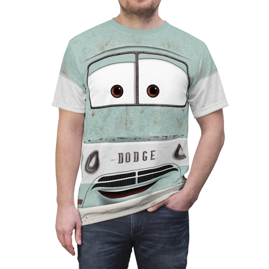 Dusty Rust-Eze Shirt, Cars 3 Costume