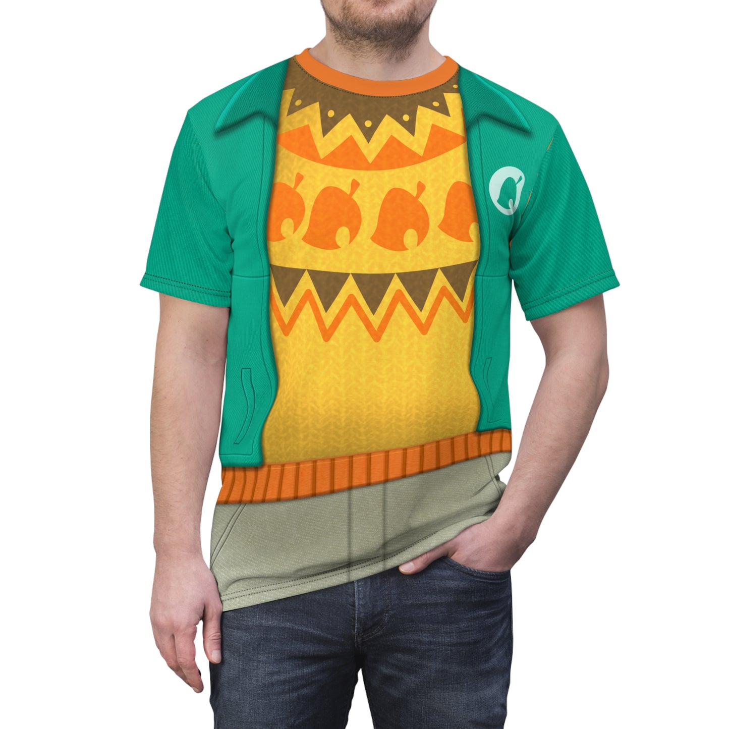 Nook Yellow Shirt, Video Game Player Costume