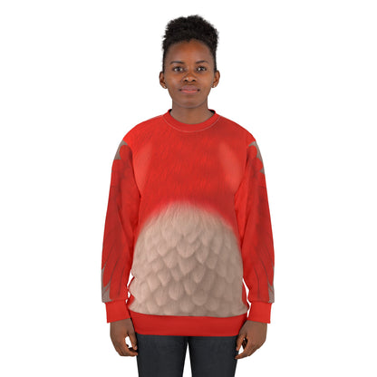 Wingo Red Bird Long Sleeve Cosplay, RoboGobo Inspired Character Costume