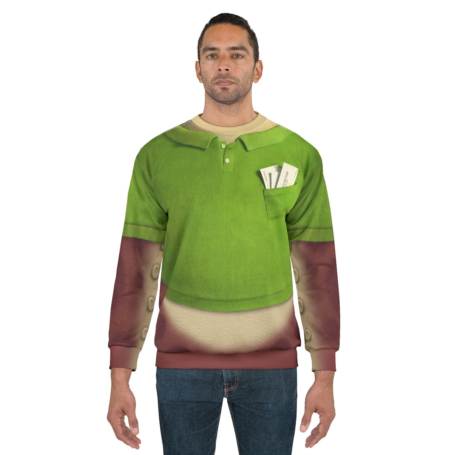 Don Carlton Long Sleeve Cosplay, Monsters University Character Inspired Costume