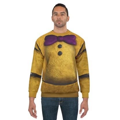 Freddy Animatronic Yellow Long Sleeve Cosplay, FNAF Character Inspired Costume
