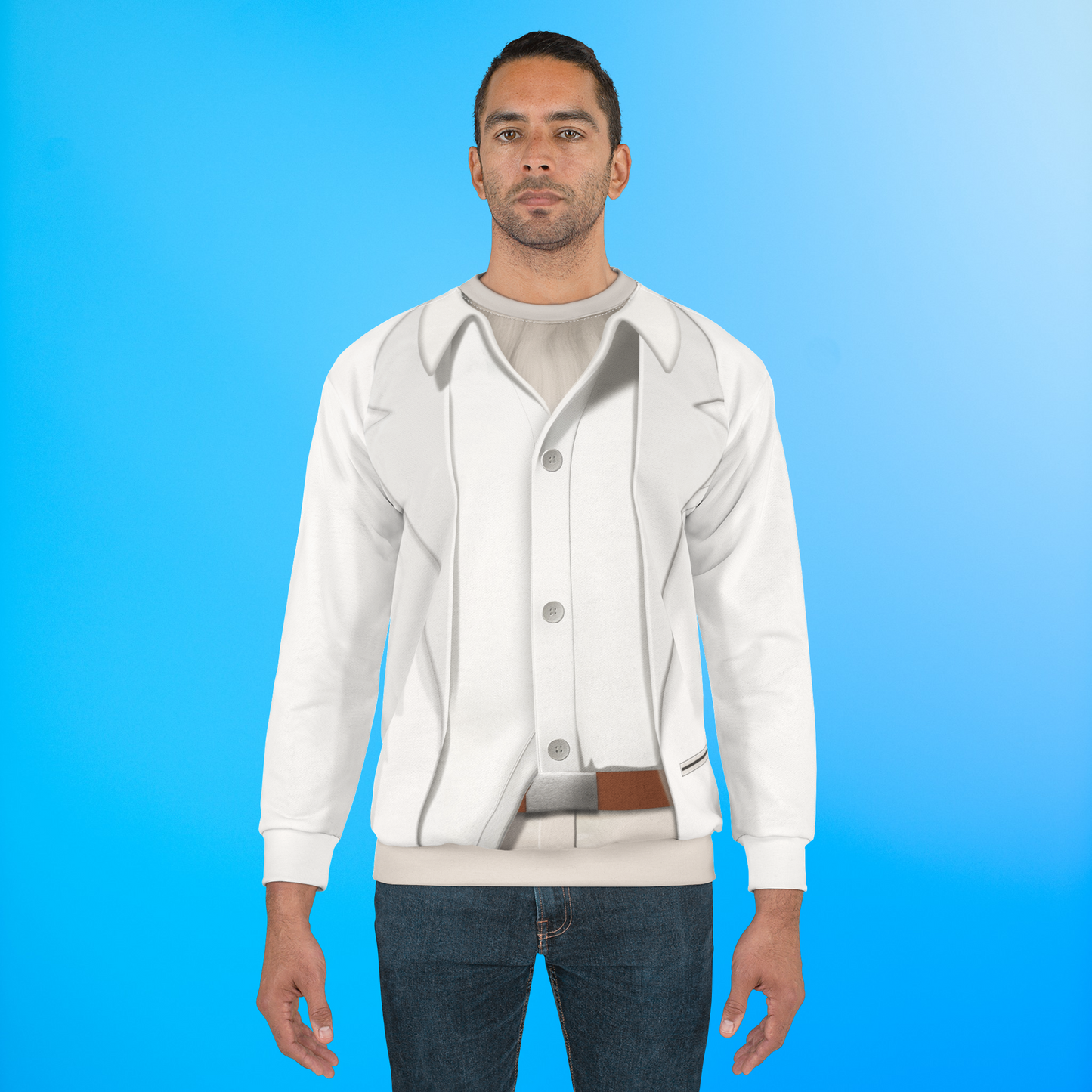Mr. Wolf Long Sleeve Shirt, The Bad Guys Movie 2 Character Inspired Costume