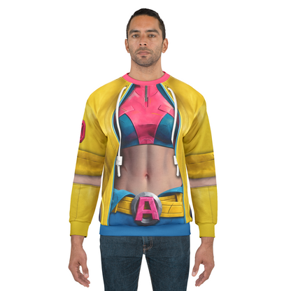 Jubilee Long Sleeve Shirt, Marvel Game Character Costume, X-Men Cosplay, Comic-Con Party Outfit, Halloween Apparel, Mutants Human Costume