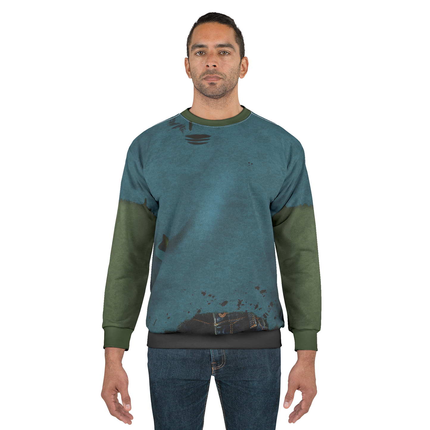 Zombie Chicken Jockey Cosplay Long Sleeve Shirt, The Overworld Game Character Inspired Costume