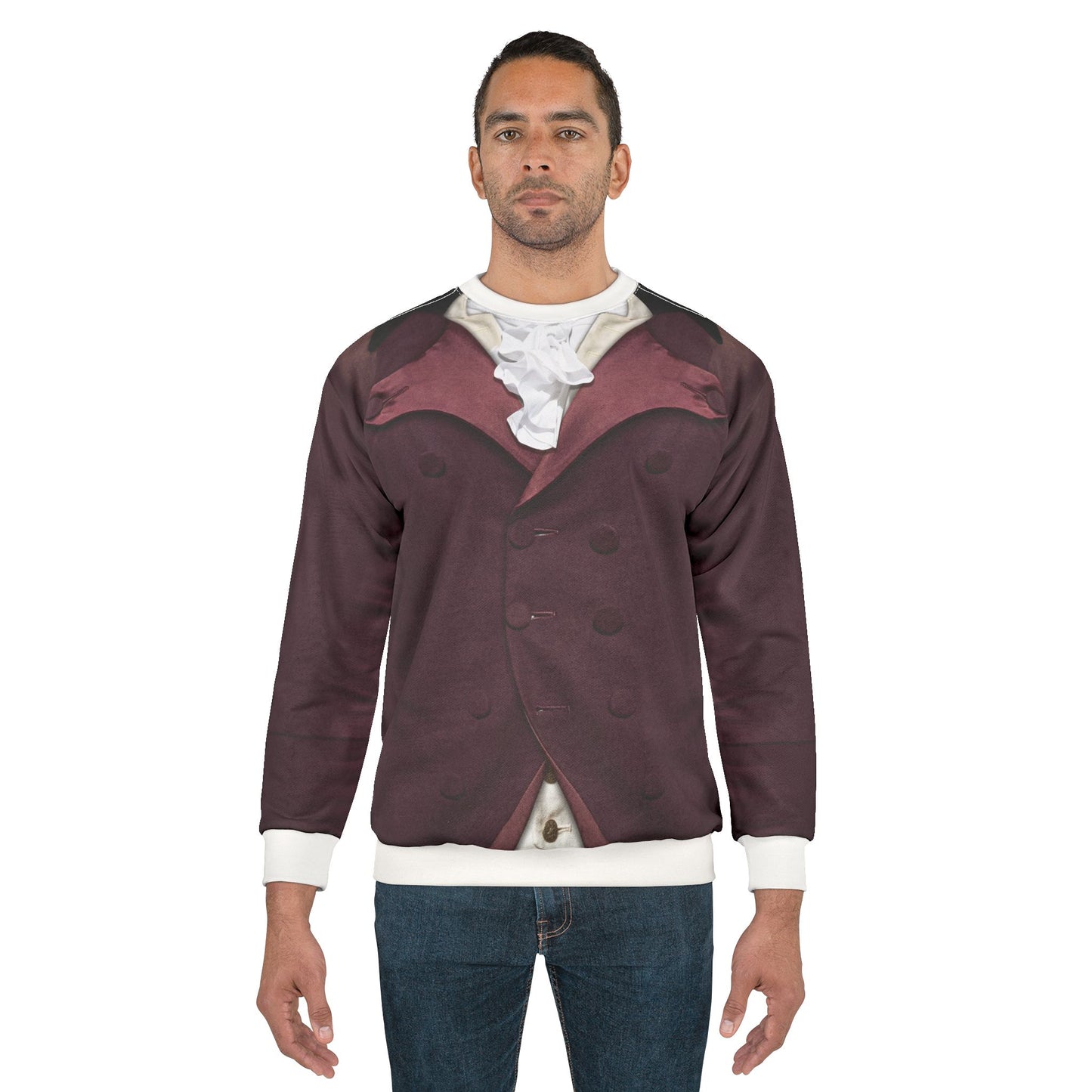Aaron Burr Long Sleeve Shirt, Hamilton Musical Costume