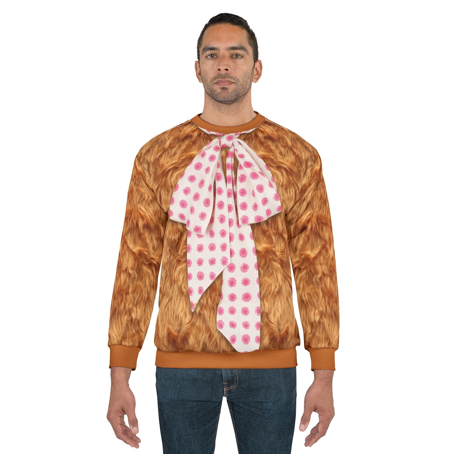 Brown Bear Long Sleeve Shirt, Animal Puppet Movie Show Costume