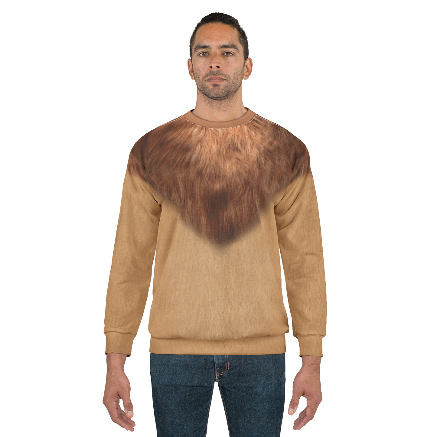 Adult Scar Long Sleeve Shirt, Mufasa Inspired Character Costume