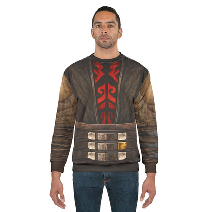 Darth Maul Long Sleeve Shirt, Star Wars Maul Shadow Lord Costume