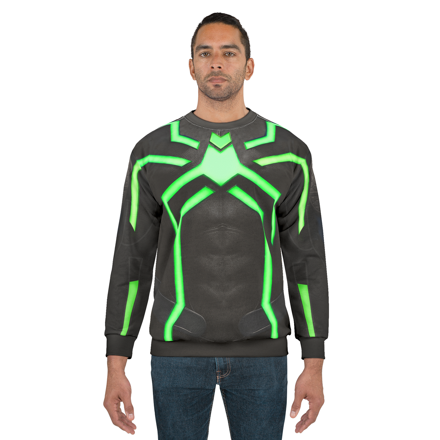 Spider-Man Big Time Suit Stealth Long Sleeve Cosplay, Marvel Game Character Inspired Costume