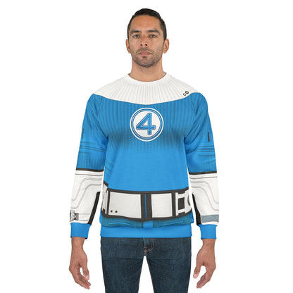 Invisible Woman Long Sleeve Cosplay, The Fantastic Four Character Inspired Costume