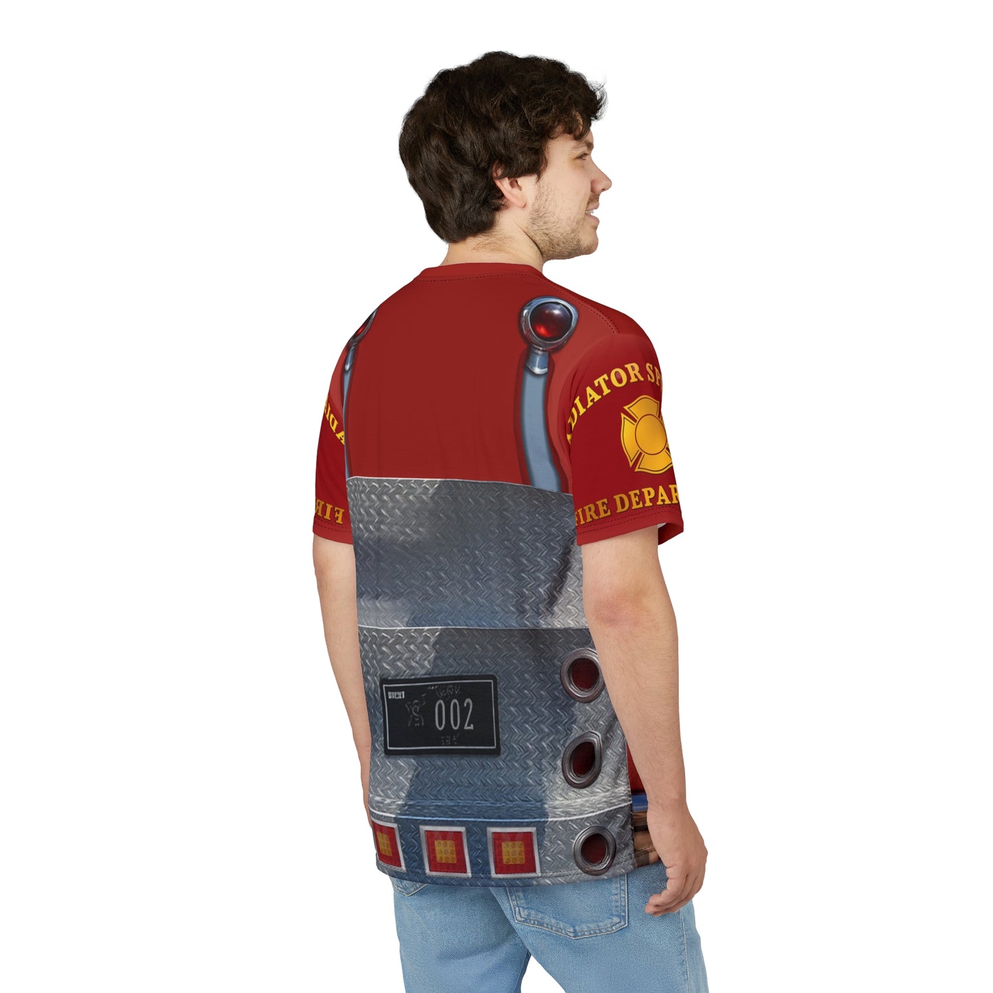 Red Cars Fire Truck Shirt, Cars Character Costume