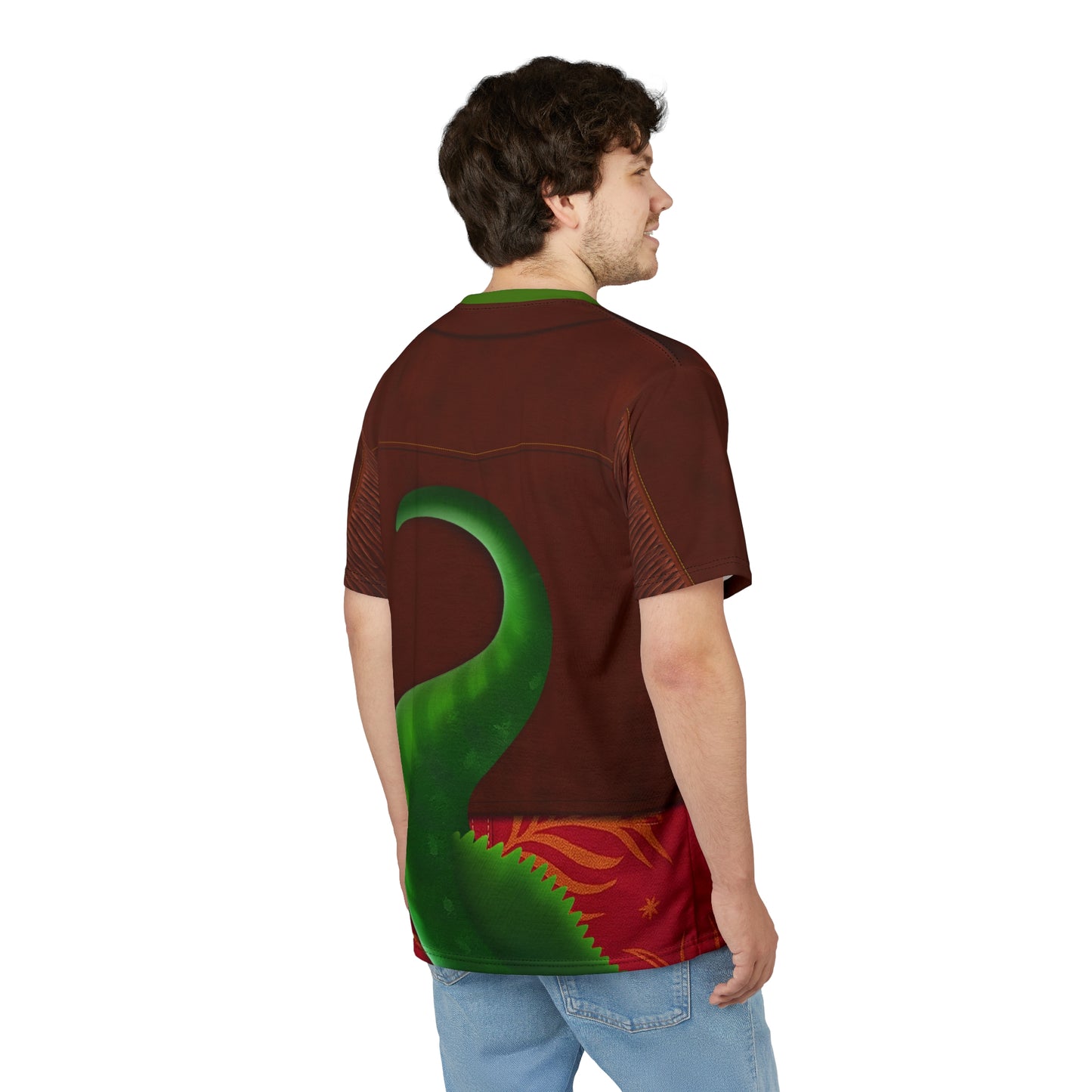 Jesús Green Lizard Shirt, Zootopia 2 Character Inspired Costume