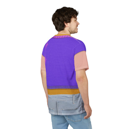 Boys Kpop Purple Style Shirt, Boy Band Korea Group Costume